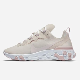 Pantofi Casual Nike React Element 55 Dama Albi Roz Deschis | NKFO-57824